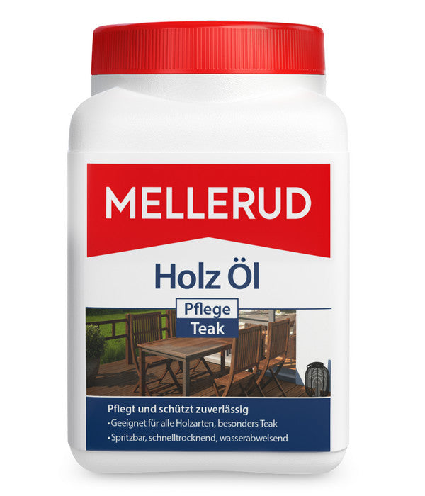  Mellerud® Holz-Ölpflege, 750 Ml, Farbton Teak