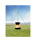  Rumo BBQ Dreibein, Schwarz Lackiert