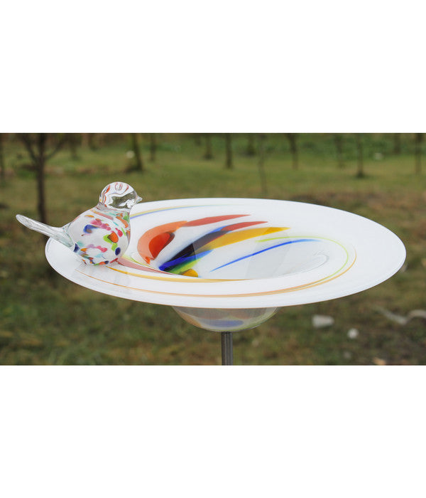  MP Glaszauber Glas-Vogeltränke, Ca. Ø30 Cm