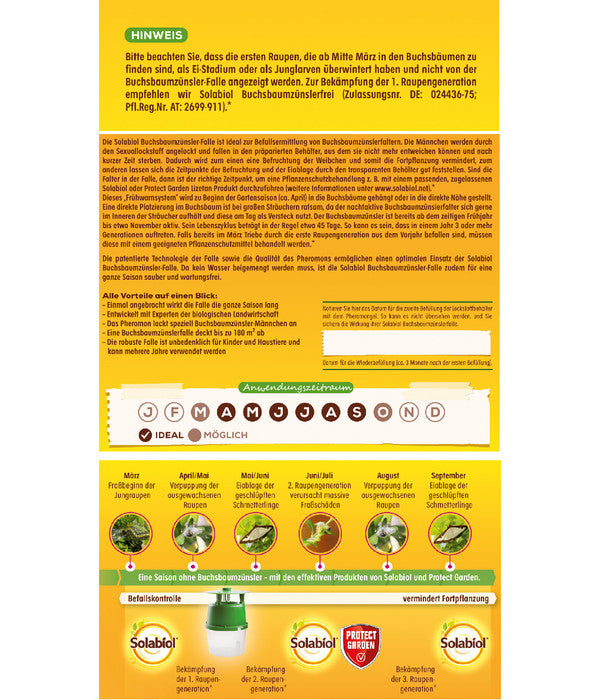  Solabiol® Buchsbaumzünsler-Falle