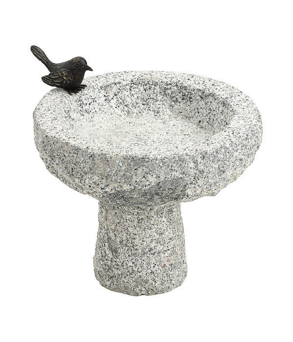  Dehner Granit-Vogeltränke, Ø30/H30 Cm