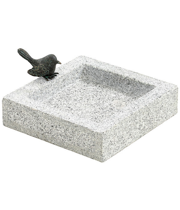  Dehner Granit-Vogeltränke, Ca. B25/H6,5/T25 Cm