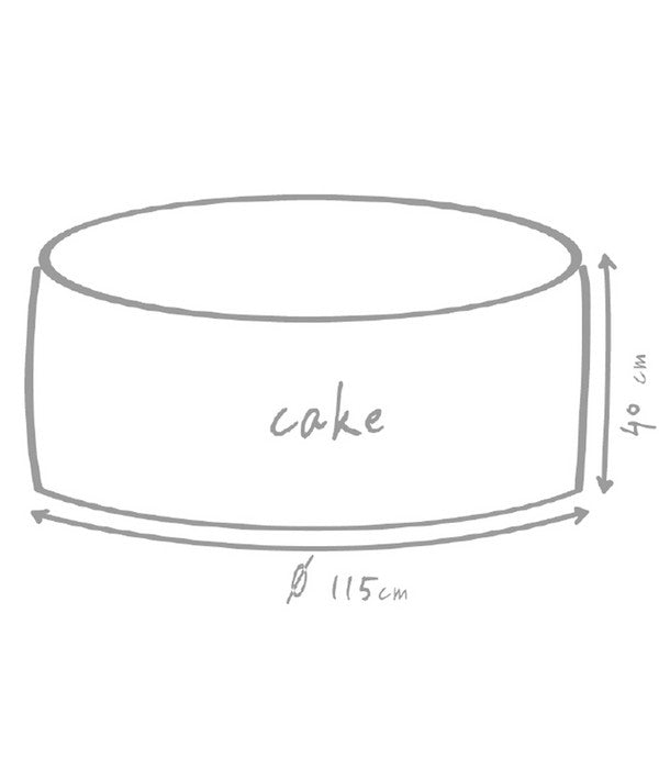  Outbag Outdoor-Sitzsack Cake Fabric