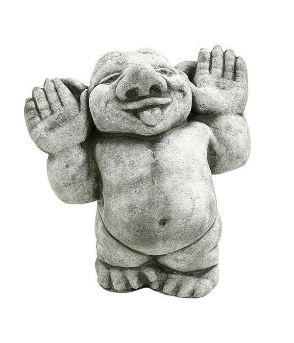  Denscho Stein-Troll Hände Hoch, 13 X 19 X 25 Cm