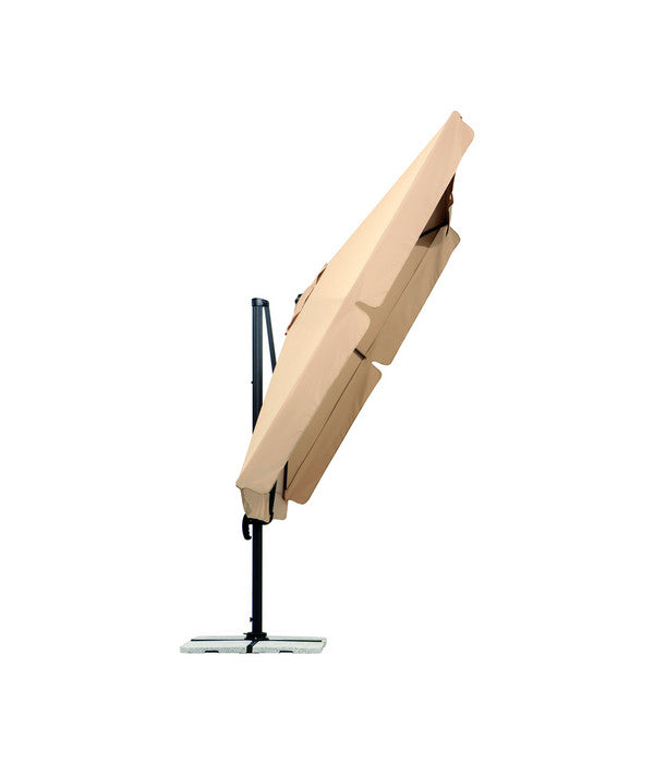  Schneider Classics Sonnenschirm Rhodos, Holzoptik, Quadratisch Ca. B300/T300 Cm