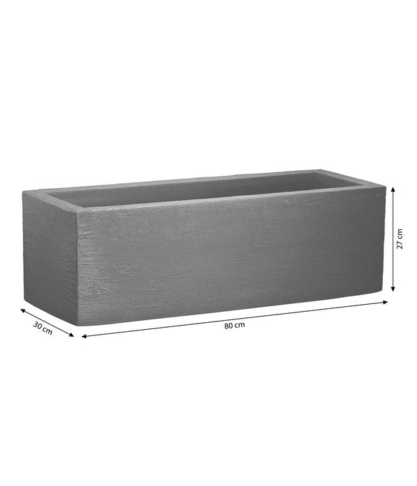  Dehner Kunststoff-Blumenkasten Palermo, Ca. B80/H27/T30 Cm