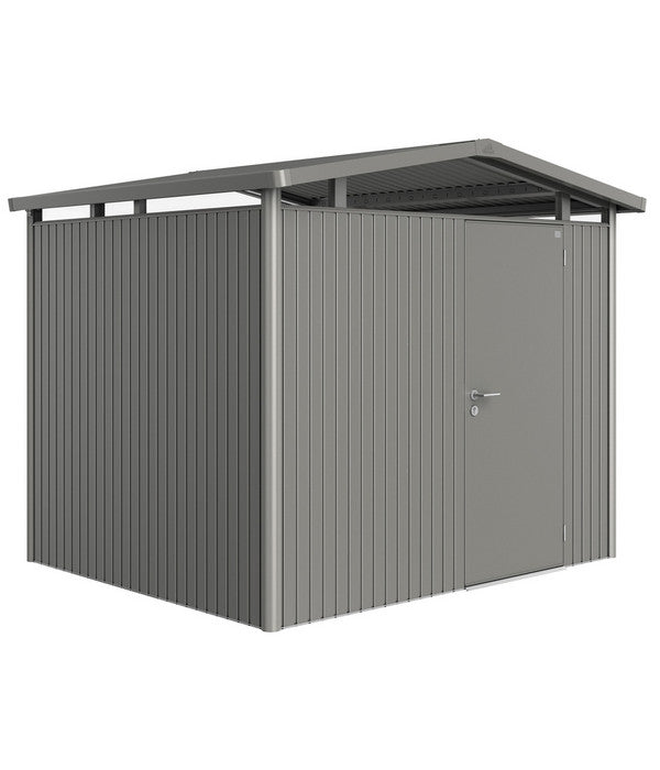  Biohort Metallgerätehaus Panorama® P3, Quarzgrau