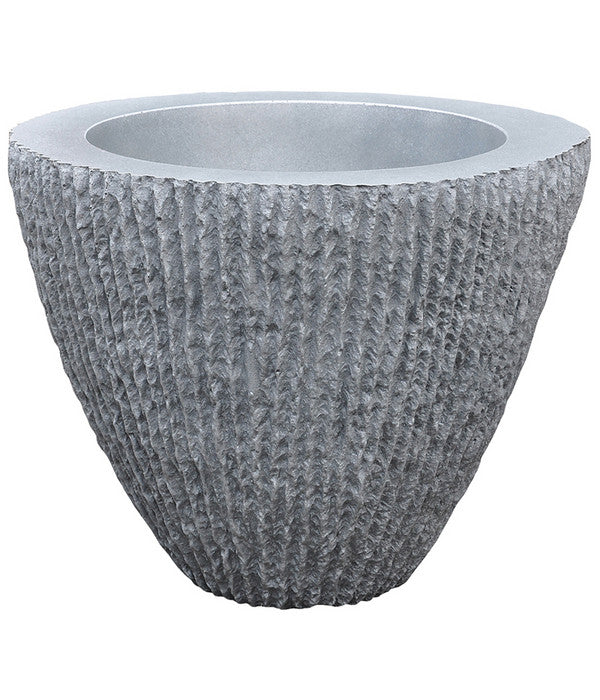  Roto Kunststoff-Blumentopf Samba, Konisch, Ø 62 Cm, Grau