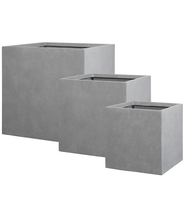  Dehner Leichtbeton-Topf Manchester, Quadratisch