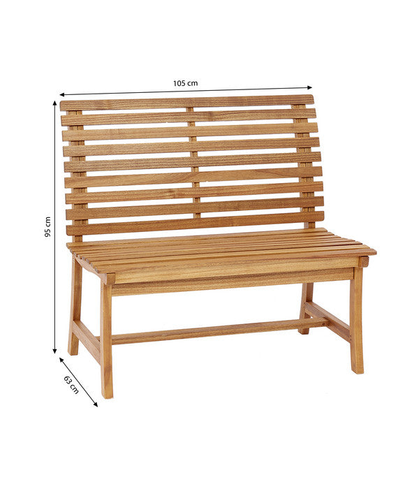  Dehner Akazienbank Paisley, 2-Sitzer