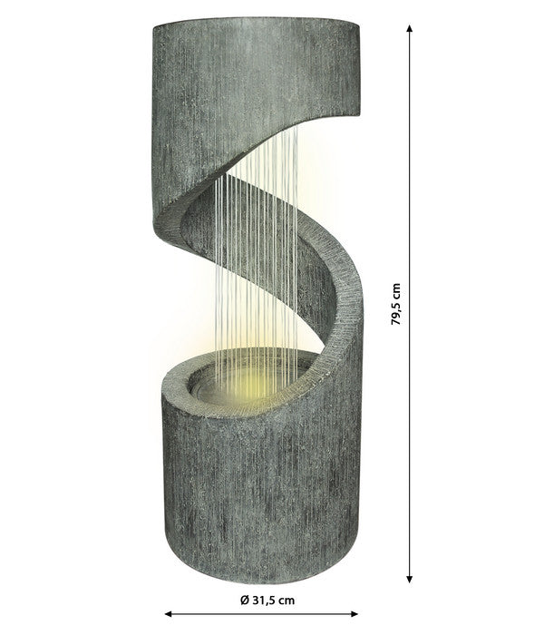  Dehner Polyresin-Gartenbrunnen Mali, Ca. H79,5 Cm
