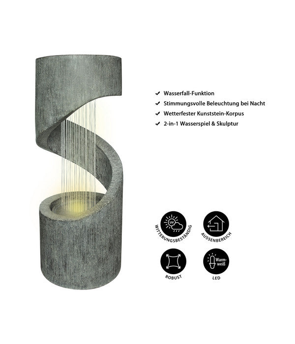  Dehner Polyresin-Gartenbrunnen Mali, Ca. H79,5 Cm