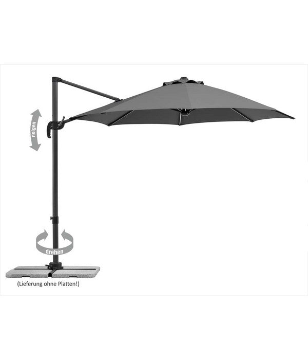  Schneider Schirm Rhodos Blacklight, Rund, Ca. Ø300 Cm