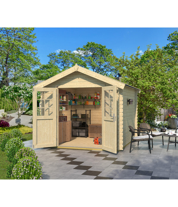  Weka Gartenhaus 209 Gr. 2, Ca. B288/H254/T284 Cm