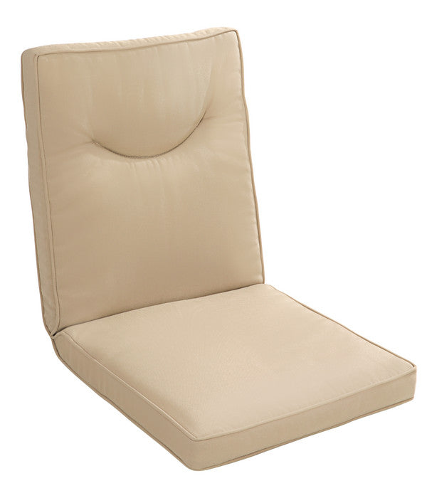  Dehner Niederlehnerpolster Villach, Taupe, Ca. B50/H6/T105 Cm