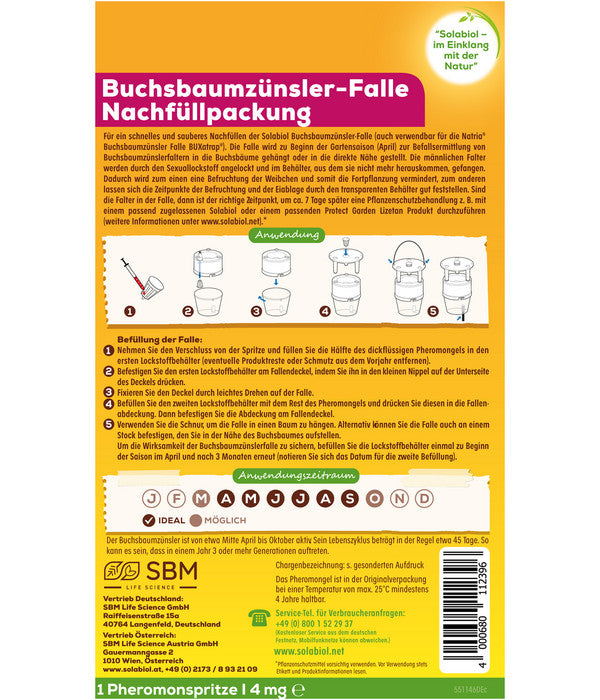  Solabiol® Buchsbaumzünsler-Falle Nachfüllpackung