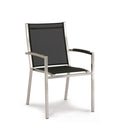  Best Stapelsessel Marbella, 57x64x93 Cm, Edelstahl, Schwarz