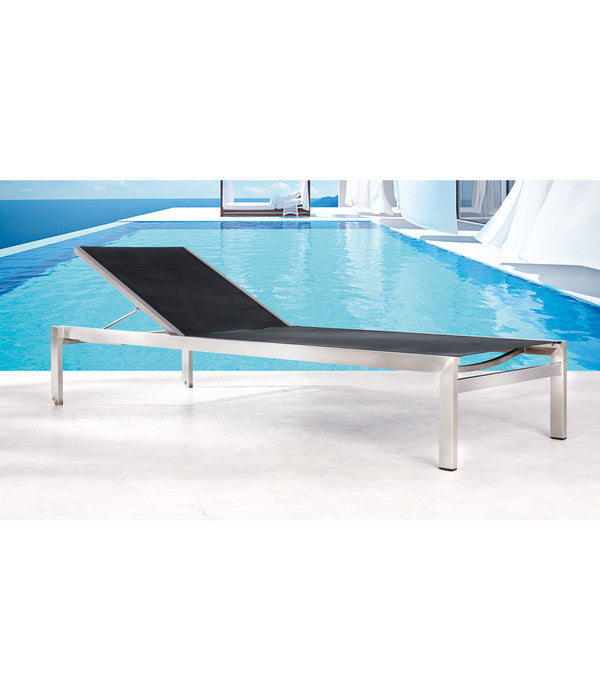  Best Rollliege Marbella, Edelstahl, Schwarz, Ca. B67/H33/T200 Cm