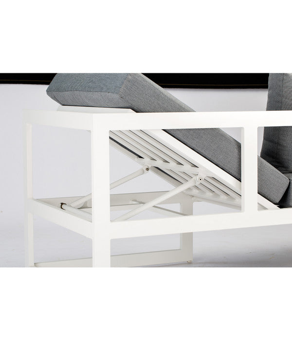  Best Loungegruppe Rhodos, Aluminium, Anthrazit, 3-teilig