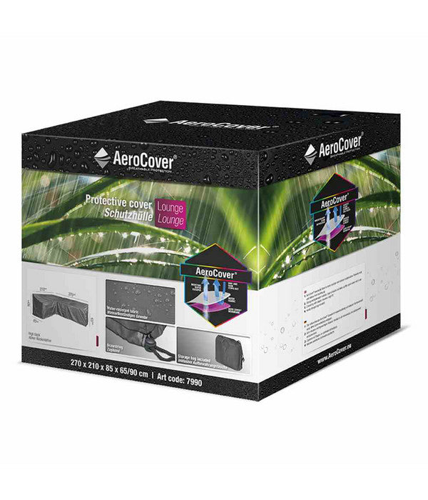 AeroCover Loungesethülle L-Form, 270 Links X210x85xH 65/90 Cm