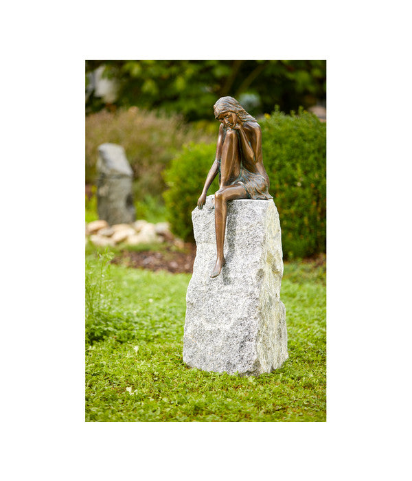  Rottenecker Bronze-Figur Emanuelle, 33 X 22 X 70 Cm