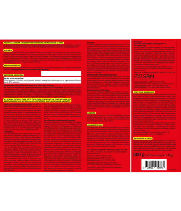  Brumolin® Ultra Rattenköder, 500 G