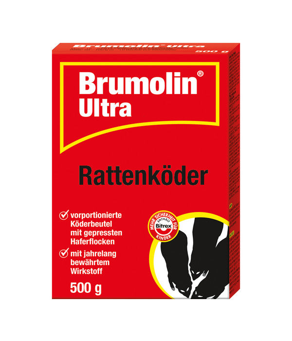  Brumolin® Ultra Rattenköder, 500 G