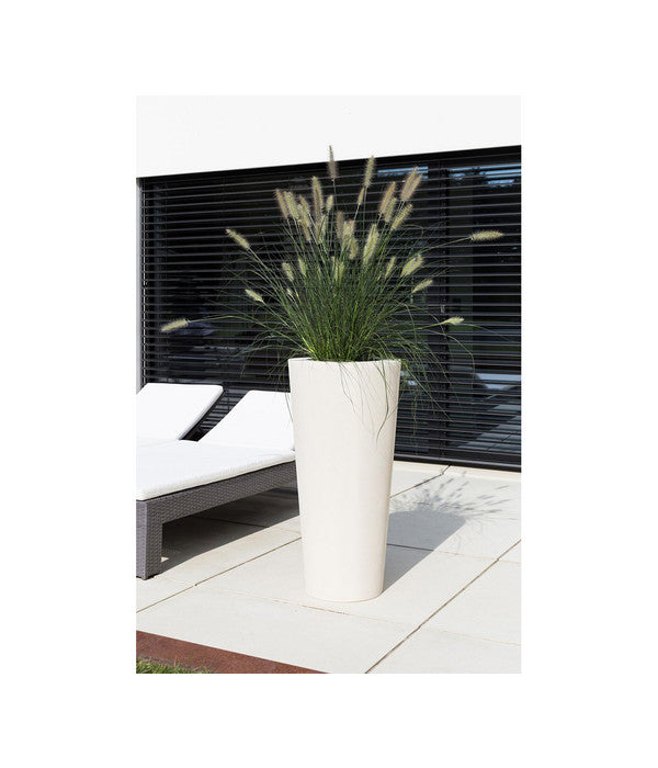  Fleur Ami Polystone-Pflanzgefäß Conical, Konisch, Ca. Ø43/H80 Cm