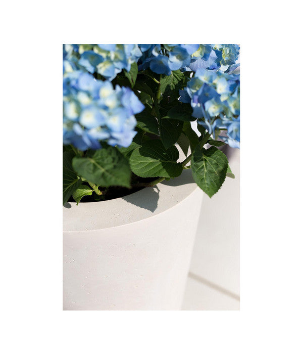  Fleur Ami Polystone-Pflanzgefäß Conical, Konisch, Ca. Ø43/H80 Cm