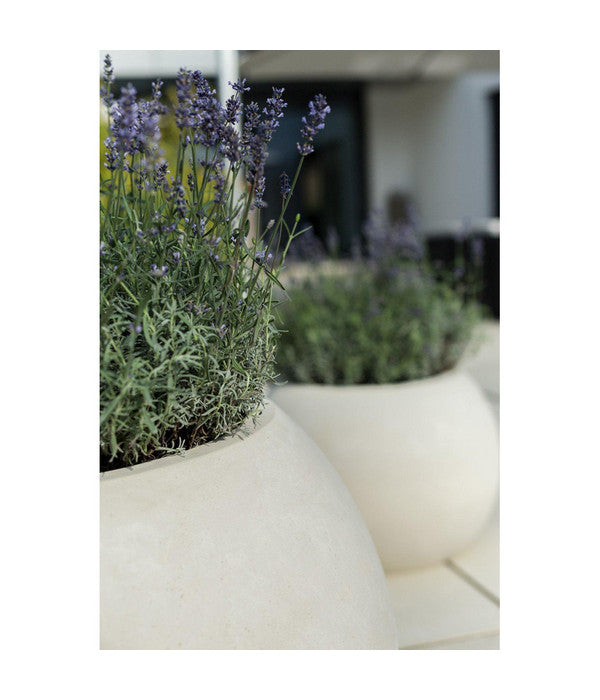  Fleur Ami Polystone-Pflanzgefäß Globe, Ca. Ø60/H43 Cm