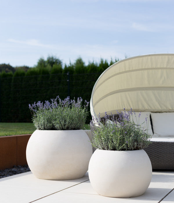  Fleur Ami Polystone-Pflanzgefäß Globe, Ca. Ø60/H43 Cm