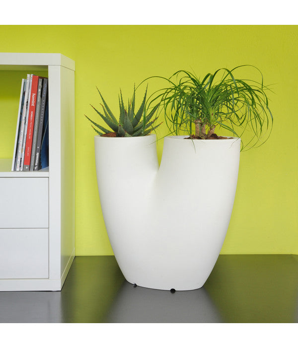  Farmet Kunststoff-Blumentopf Bilobo, Ca. B50/H50/T25 Cm