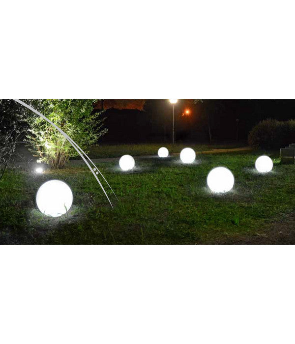  Farmet Kunststoff-Ball Sirio Mit LED-Funktion, Perlweiß