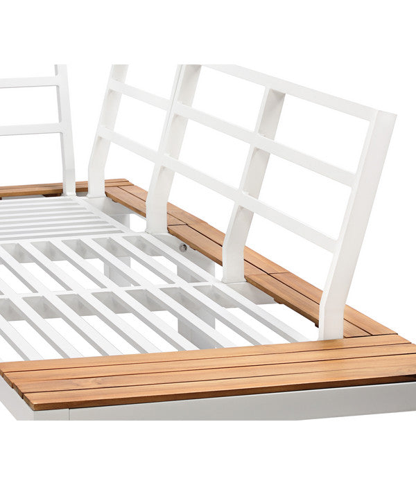  Dehner Aluminium-Lounge Malibu, 2-teilig
