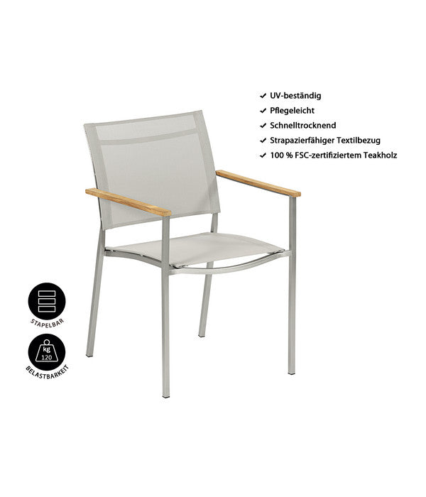  Dehner Premium Stapelstuhl Toulouse