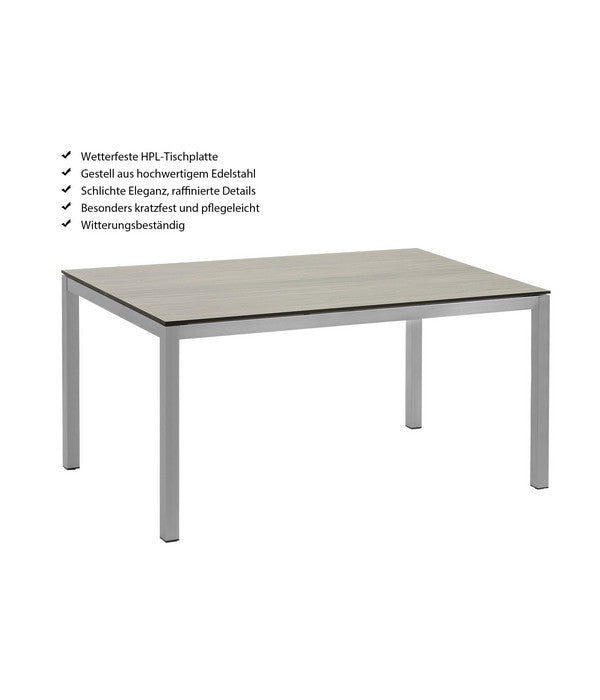  Dehner Premium Esstisch Nantes, Ca. B152/H75/T90 Cm