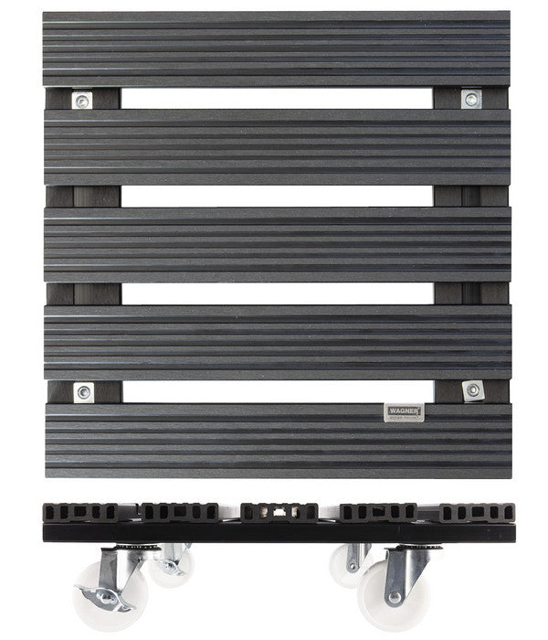  Wagner WPC-Pflanzenroller, 38 X 38 Cm, Anthrazit