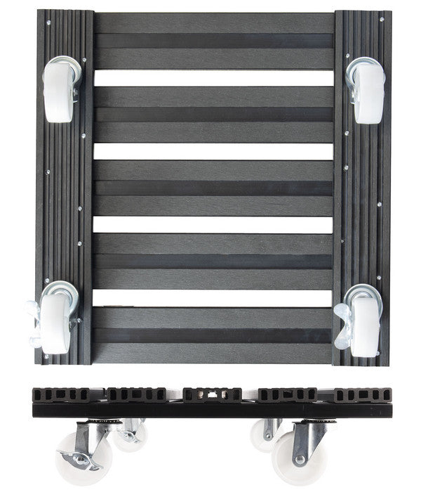  Wagner WPC-Pflanzenroller, 38 X 38 Cm, Anthrazit