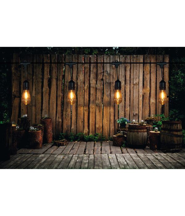  Anna's Collection LED-Lichterkette Retro, Warmweiß, 10 LEDs