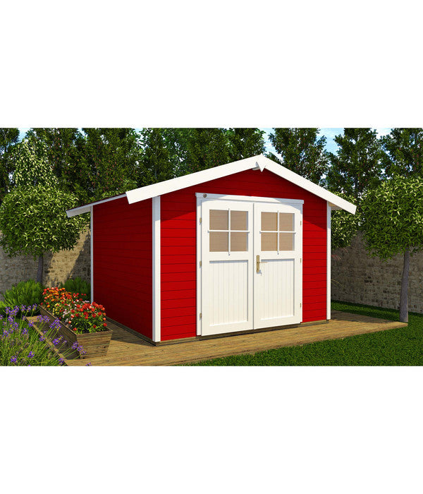  Weka Gartenhaus 122 Gr. 3, Ca. B380/H253/T239 Cm
