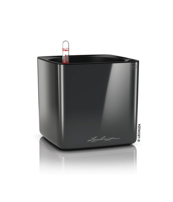  LECHUZA® CUBE Glossy, All-in-One Set