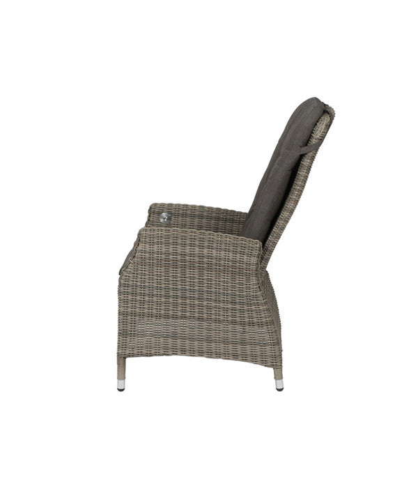  Siena Garden Multipositionssessel Calado, Taupe-grau