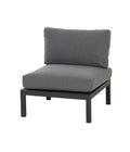  Siena Garden Modul Mitte Alvida, 75 X 71 X 74 Cm, Anthrazit