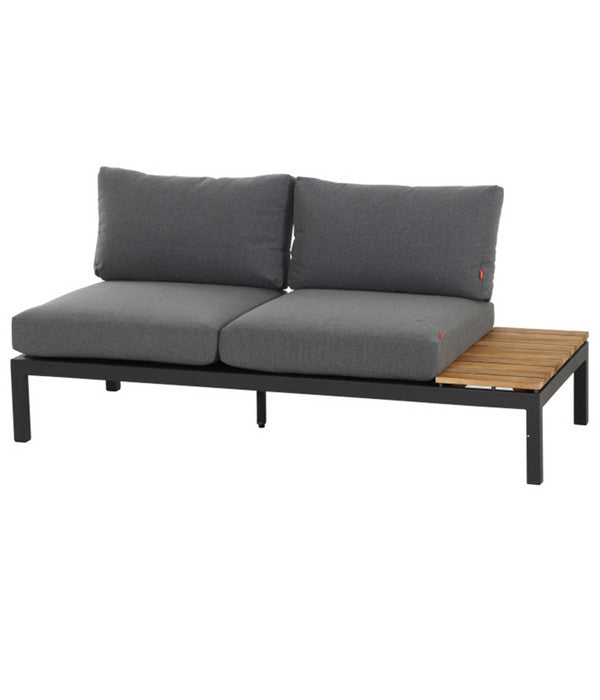  Siena Garden Bank Alvida, Links, 70 X 175 X 80 Cm, Anthrazit/grau