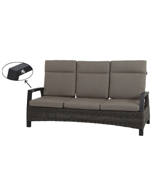  Siena Garden Bank Corido, 103 X 206 X 87 Cm