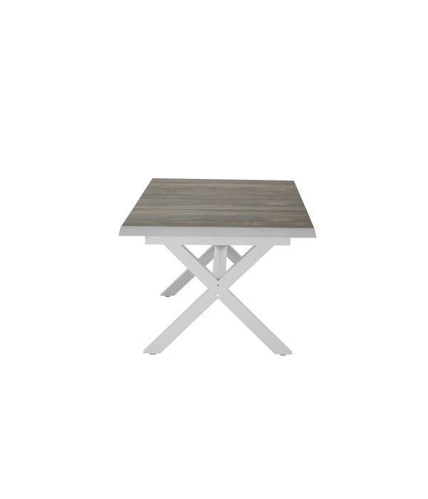  Siena Garden Ausziehtisch Sincro, Hellgrau, Ca. B200-260/H77/T100 Cm