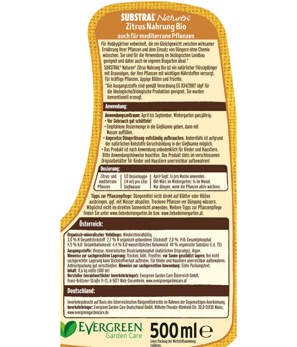  Substral® Naturen® Zitrus Nahrung, 500 Ml