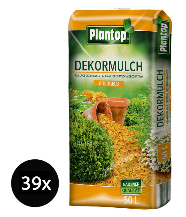  Ziegler Plantop Dekormulch Goldgelb, 39 X 50 Liter