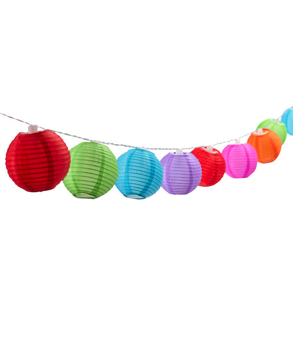  Dehner Solar-Lichterkette Lampion, Ca. L240 Cm