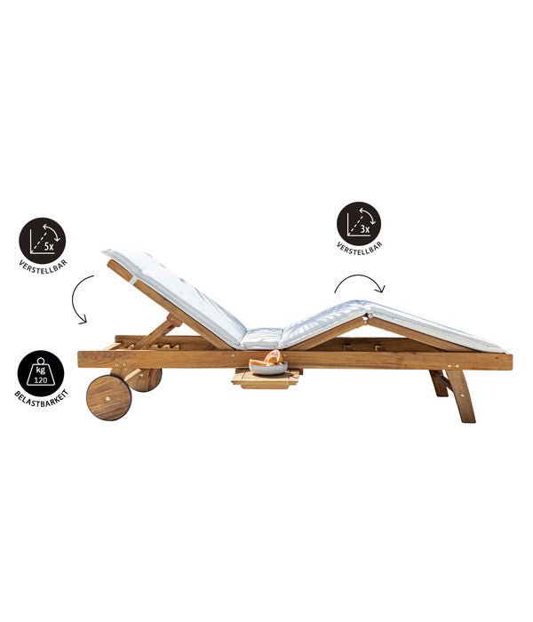  Dehner Rollliege Ravenna, Ca. B70/H89/T200 Cm